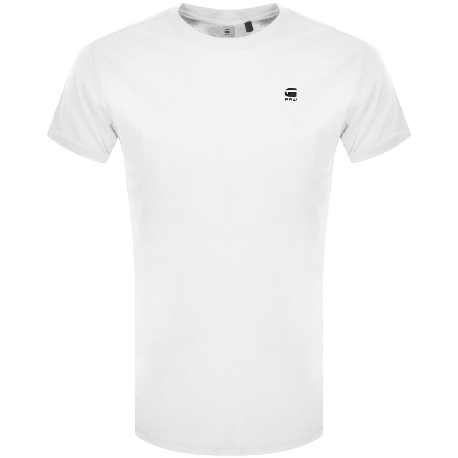 Alternative Image for ProductG Star Raw Lash Logo T Shirt White1